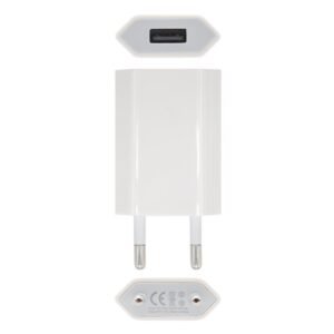 CARGADOR SMARTPHONE NANOCABLE USB 5V-1A WHITE