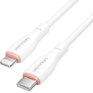CABLE VENTION USB-C 2.0 - LIGHTNING 3A 1M WHITE