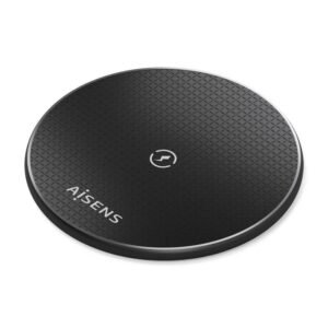 BASE DE CARGA AISENS WIRELESS SMARTPHONE 15W BLACK