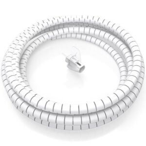 ORGANIZADOR DE CABLE AISENS FLEXIBLE 25MM 2M WHITE