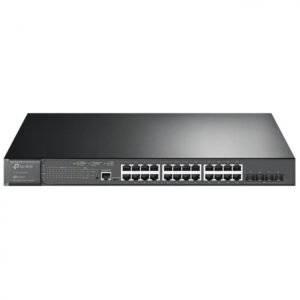 SWITCH TP-LINK 24 PUERTOS GIGABIT POE+ 4 PUERTOS 10GE SFP+ L2+