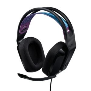 AURICULARES + MICROFONO LOGITECH GAMING G335 JACK 3.5MM BLACK/BLUE