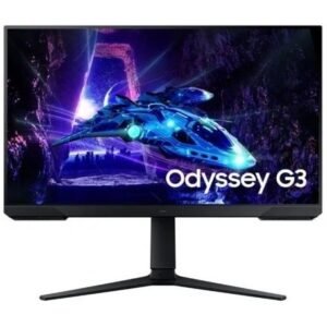 MONITOR SAMSUNG ODYSSEY G3 24" FHD 180HZ ERGONOMICO VGA HDMI BLACK