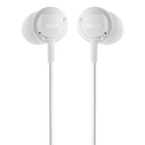 AURICULARES + MICROFONO NGS DRIFT IN EAR JACK 3,5MM WHITE