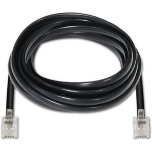 CABLE DE TELEFONO RJ11 2M AISENS BLACK