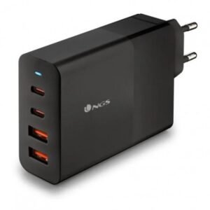 CARGADOR DE PORTATIL NGS BUD GAN 3XUSB-C/USB-A 100W BLACK