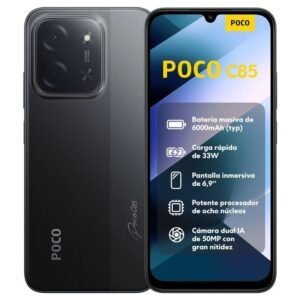 SMARTPHONE POCO C85 6.9 6GB/128GB/50MP/NFC/4G BLACK