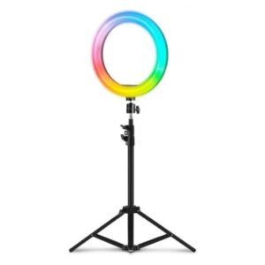 SOPORTE MARS GAMING RING RGB WEBCAM/SMARTPHONE BLACK