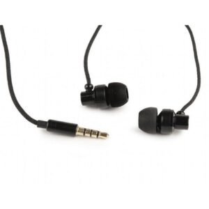 AURICULARES + MICROFONO GEMBIRD IN EAR BLACK