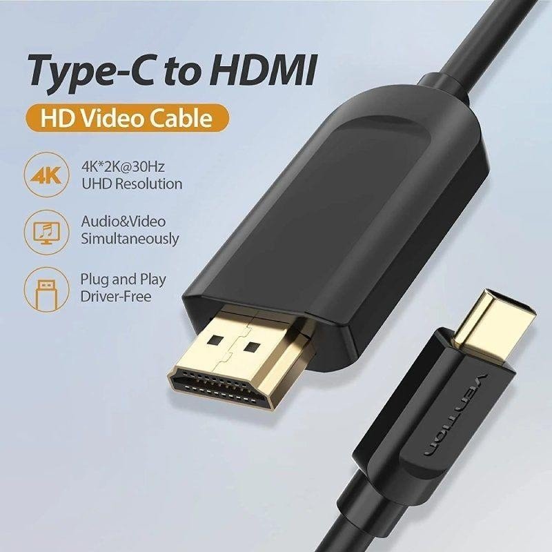 cable-conversor-hdmi-14-4k-vention-usbcm-hdmim-2m-black-1