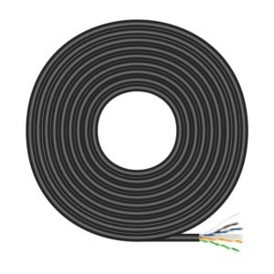 CABLE DE RED BOBINA CAT.6 UTP 100M AISENS BLACK