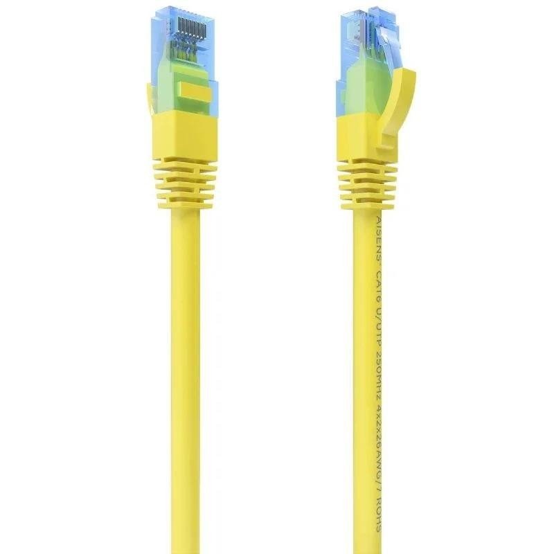 cable-de-red-cat6-utp-025m-aisens-yellow