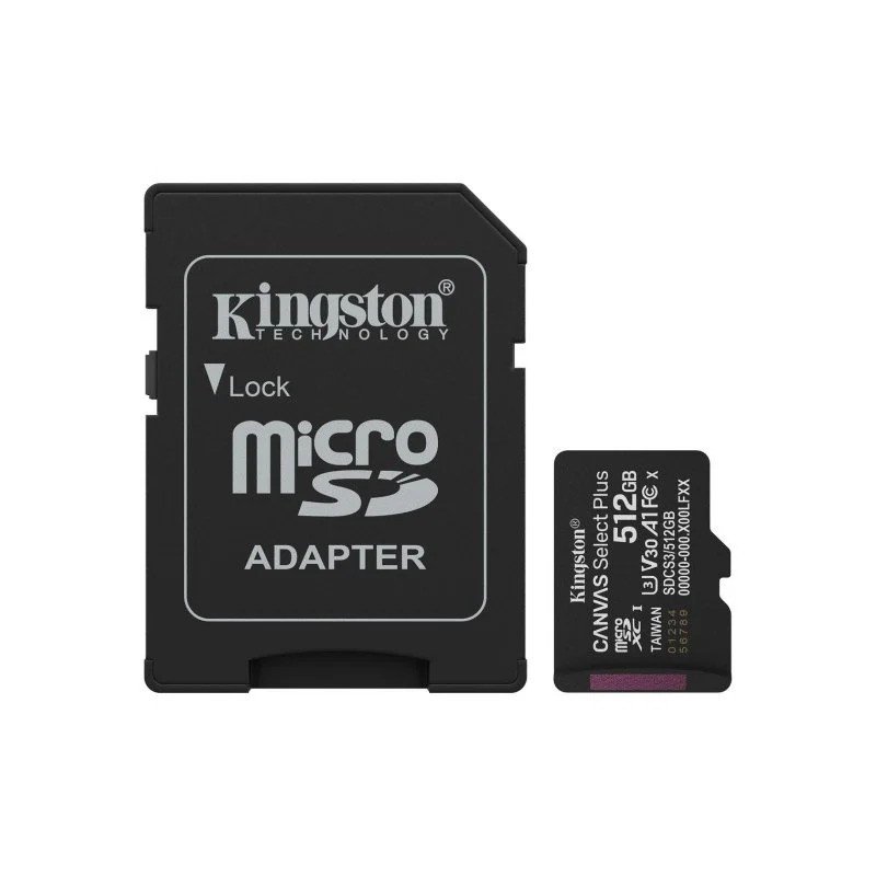 memoria-micro-sd-512gb-kingston-canvas-select-plus-xc-c10-150mbs-adaptador-sd
