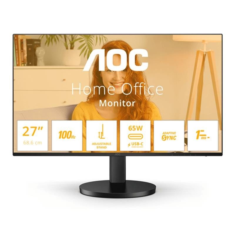 monitor-aoc-27-100hz-qhd-2k-multimedia-ergo-usbc-hdmi-black