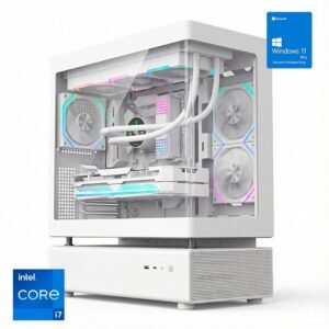 ORDENADOR GAMING N80 WHITE RGB I7 14700K/32G DDR5/SSD1TB NVME/WIFI/REF.LIQ/800W/W11PRO