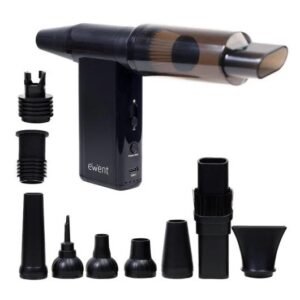 PISTOLA AIRE ELECTRICO ASPIRADOR/INFLADOR/BOMBA DE VACIO LIMPIAPOLVO EWENT