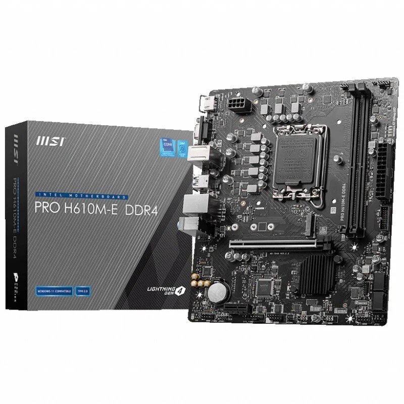 placa-base-msi-pro-h610me-ddr4-matx-vga-hdmi