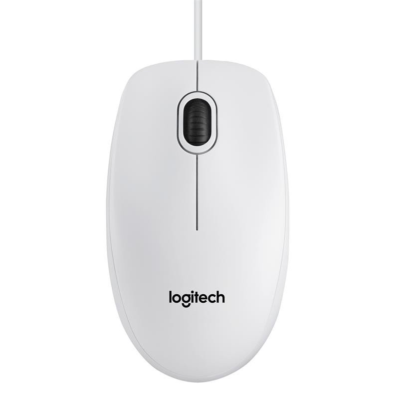raton-logitech-b100-usb-white
