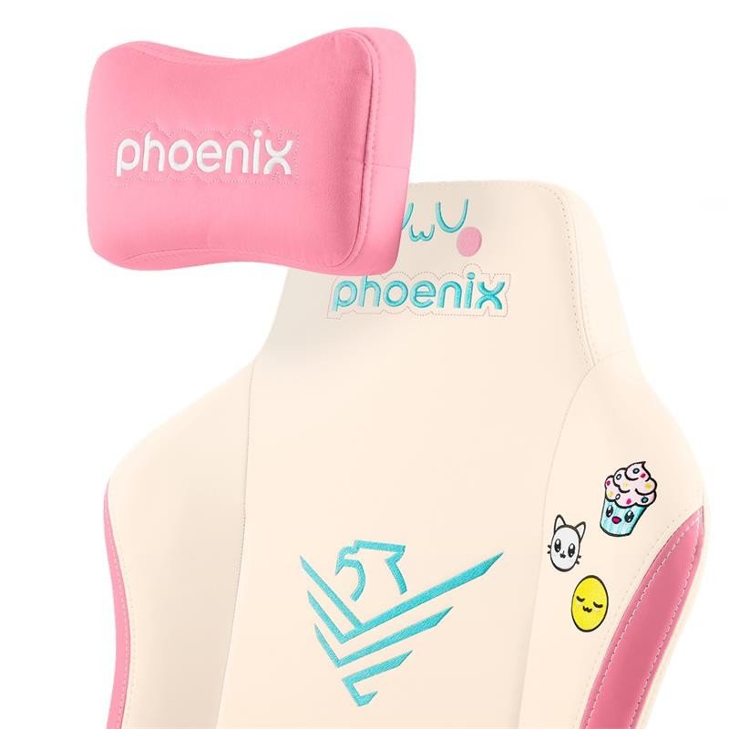 silla-gaming-phoenix-nova-cuero-cream-edition-whitepink-6