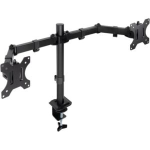 SOPORTE DE MESA TV/MONITOR TOOQ 17-27 2 BRAZOS BLACK