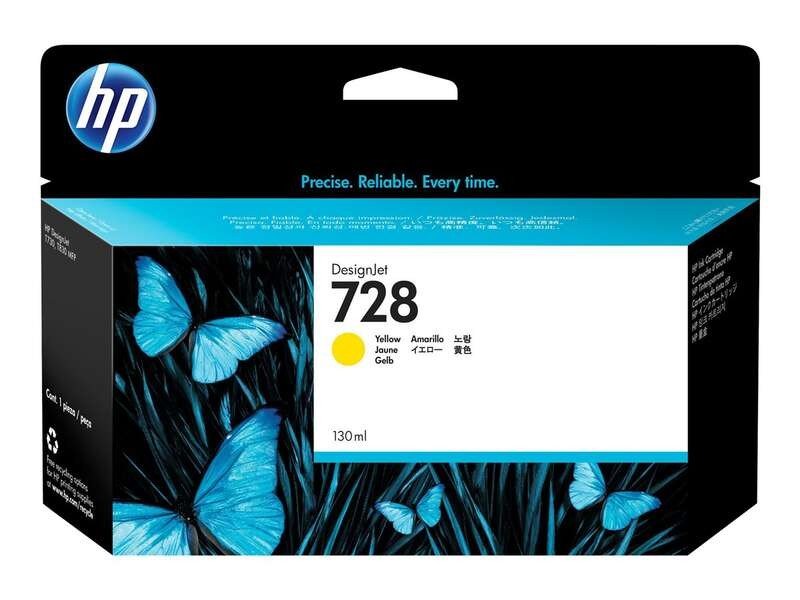 tinta-hp-f9j65a-728-yellow