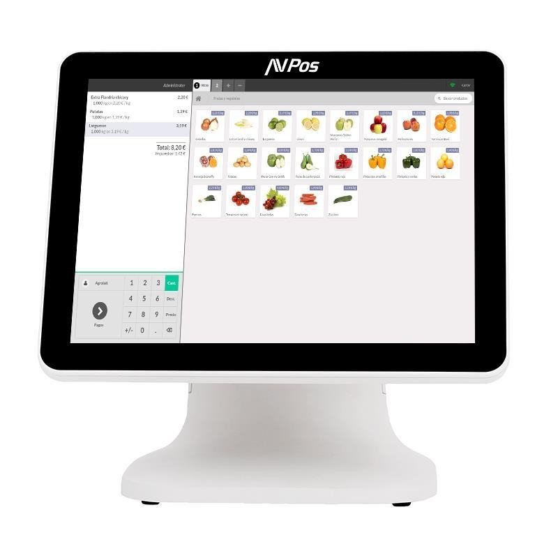 tpv-avpos-k5000-15-aluminio-tactil-intel-i78gb-ddr4ssd128gb-white-3yr-ga