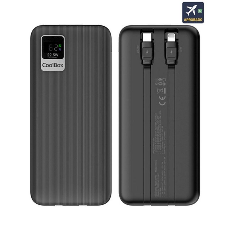 powerbank-coolbox-dp20-20000mah-usbc-lightning-black